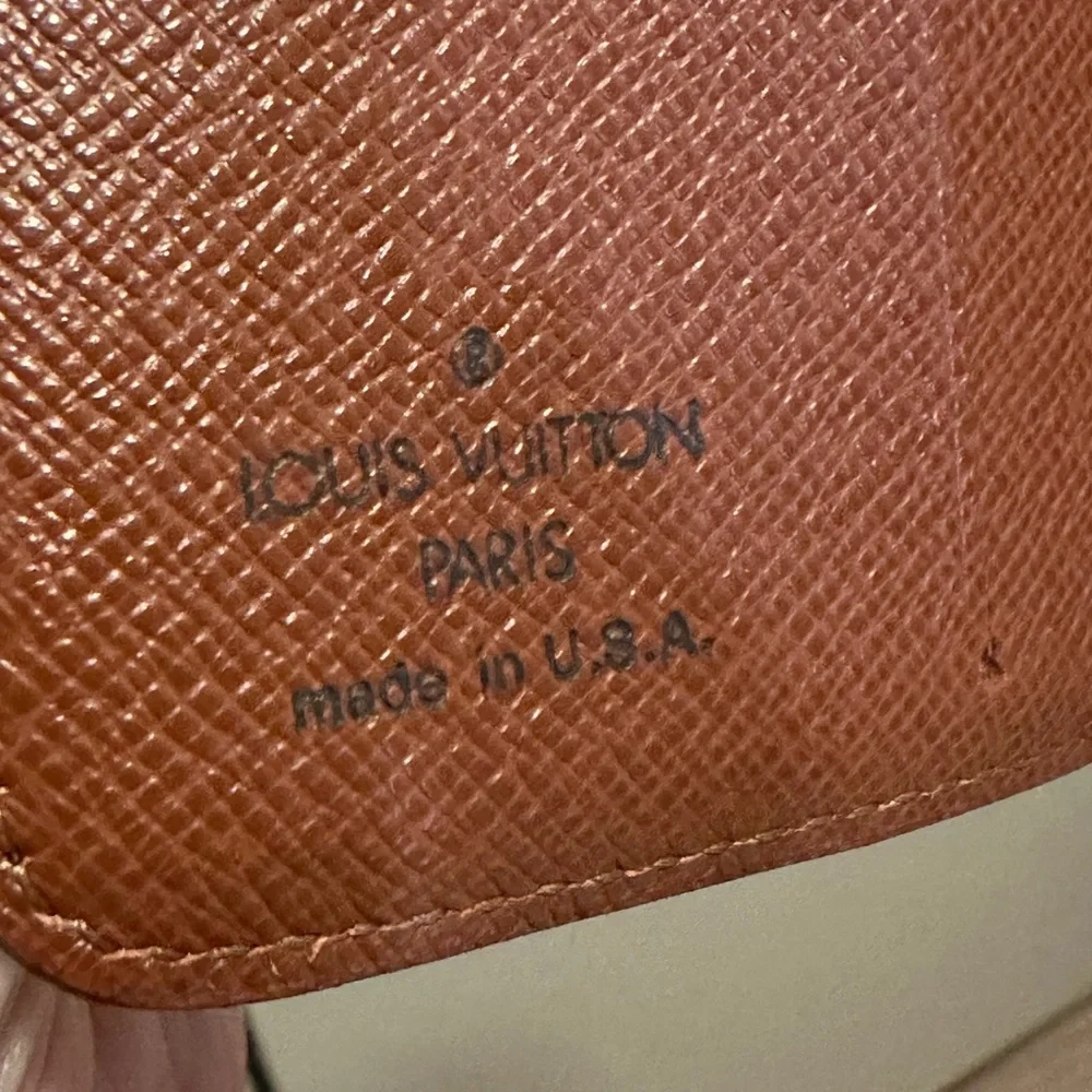 Louis Vuitton Brown and Gold Monogram Wallet